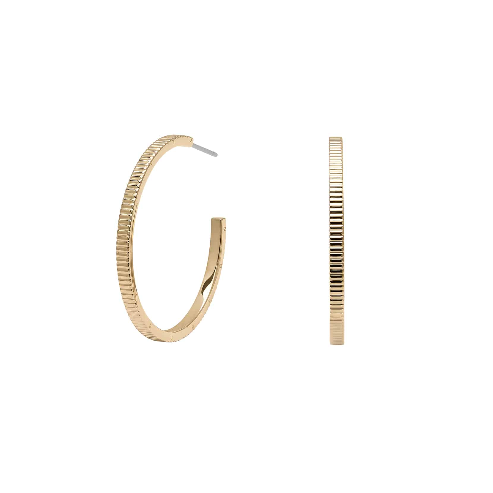 Olivia Burton Linear Gold Hoop Earrings at Share Jewellers